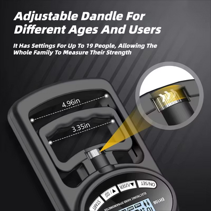 Rehab Greppstyrkemätare – USB & LCD Skärm för Handträning