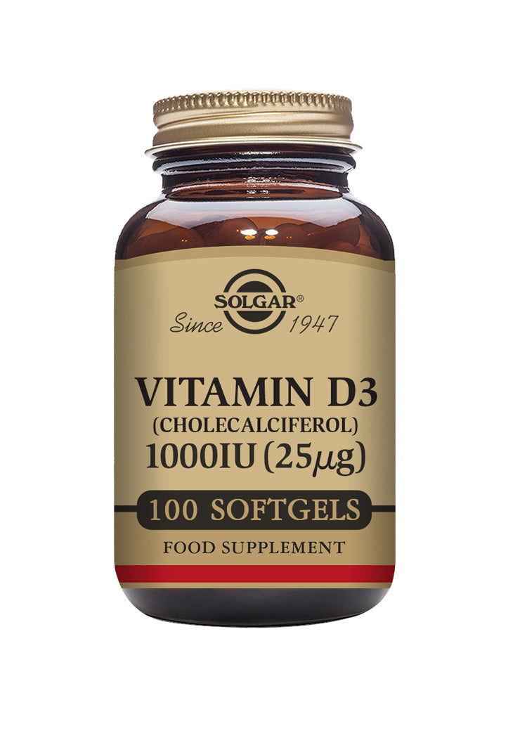 Vitamin D3 1000 IU (25µg) 100softgels